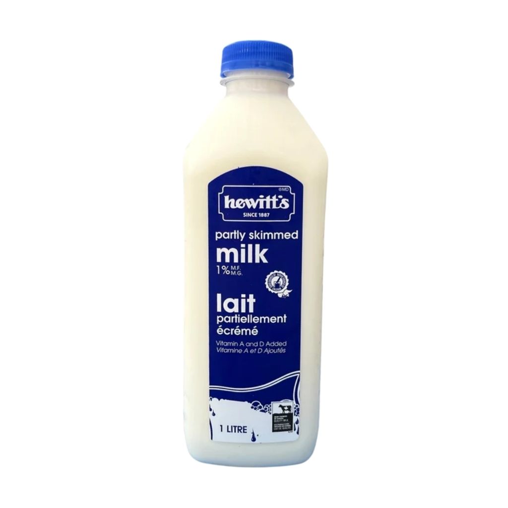 partially skimmed milk 1% Hewitt's - La Boite à Grains