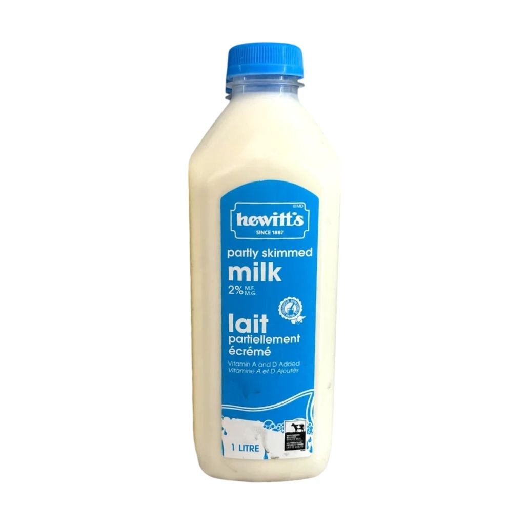 lait partiellement écrémé 2% Hewitt's - La Boite à Grains