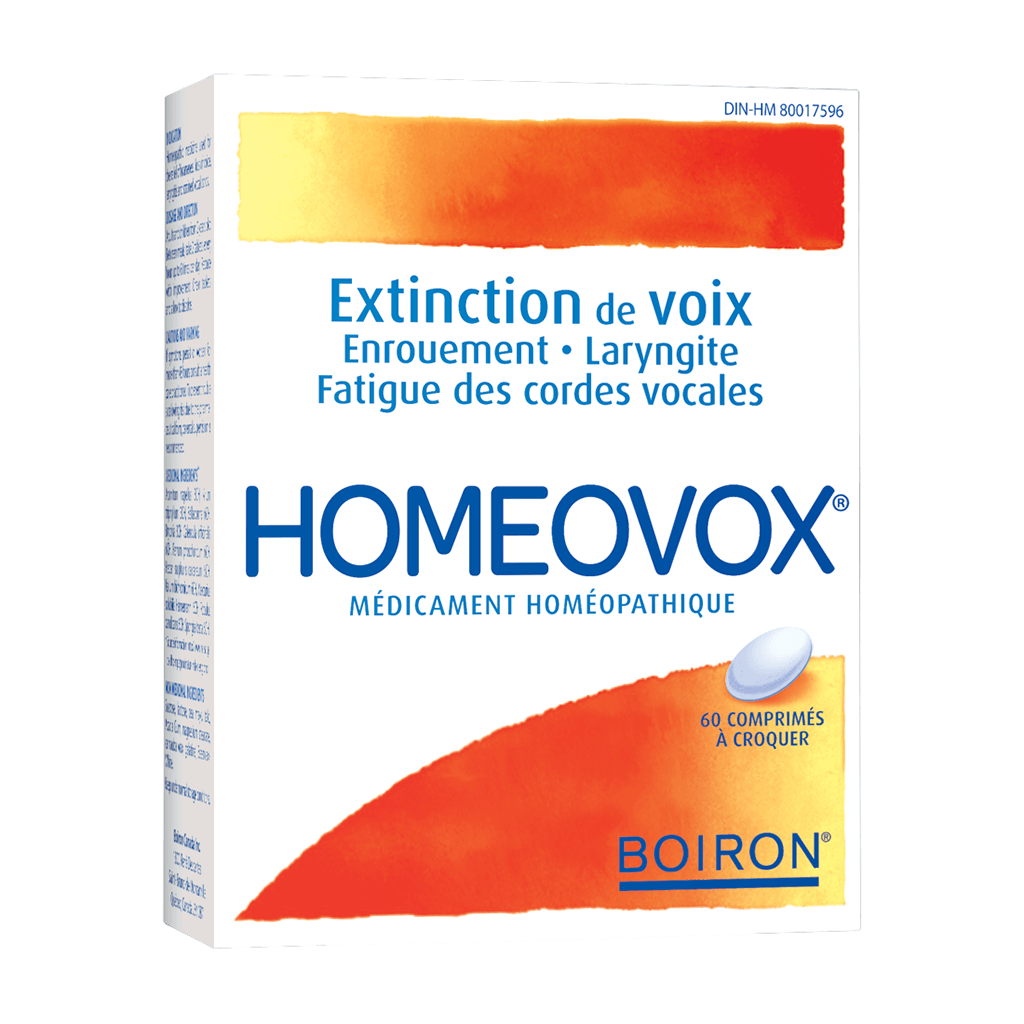 Homeovox (Extinction de Voix) Boiron - La Boite à Grains