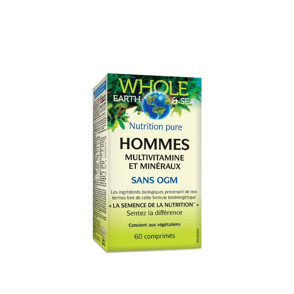 Hommes Multivitamine et Minéraux Whole Earth & Sea - La Boite à Grains