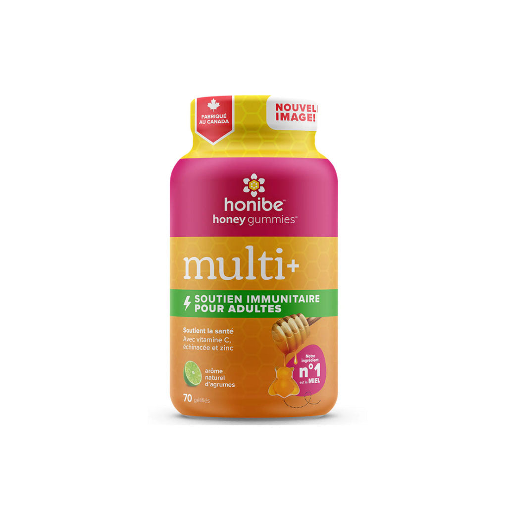 multi+ soutien immunitaire pour adultes Honibe - La Boite à Grains