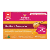 honibe pastilles menthol eucalyptus miel pur 10 pastilles