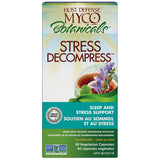 host defense mushrooms myco botanicals stress decompress soutien au sommeil et au stress 60 capsules végétales - la boite a grains