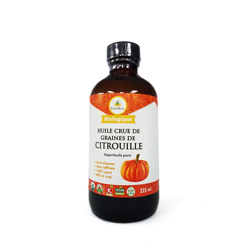 Huile Crue de Graines de Citrouille Biologique Ecoideas - La Boite à Grains