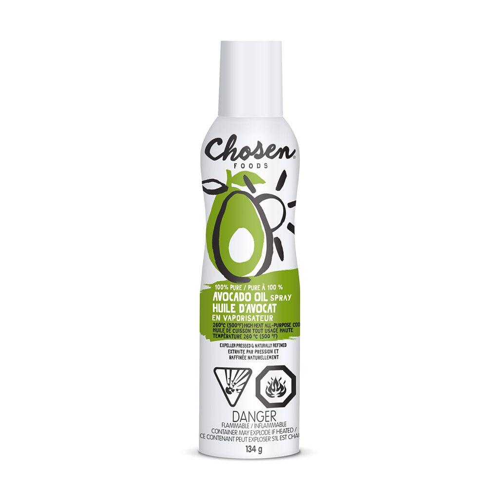 Huile d'Avocat Pure à 100% en Vaporisateur Chosen Foods - La Boite à Grains