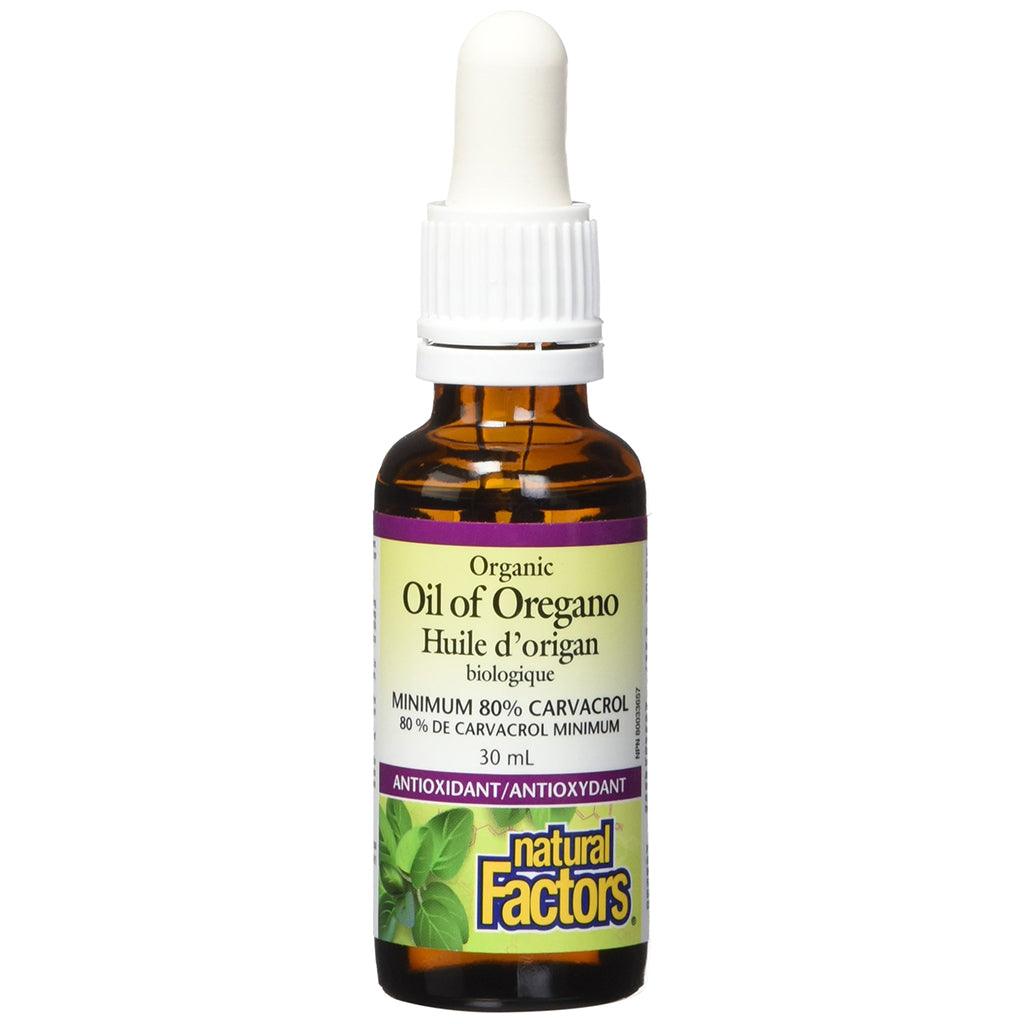 Huile d'Origan Bio Natural Factors - La Boite à Grains