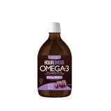 Huile de Poisson Sauvage Oméga-3 Saveur de Raisin Liquide AquaOmega - La Boite à Grains