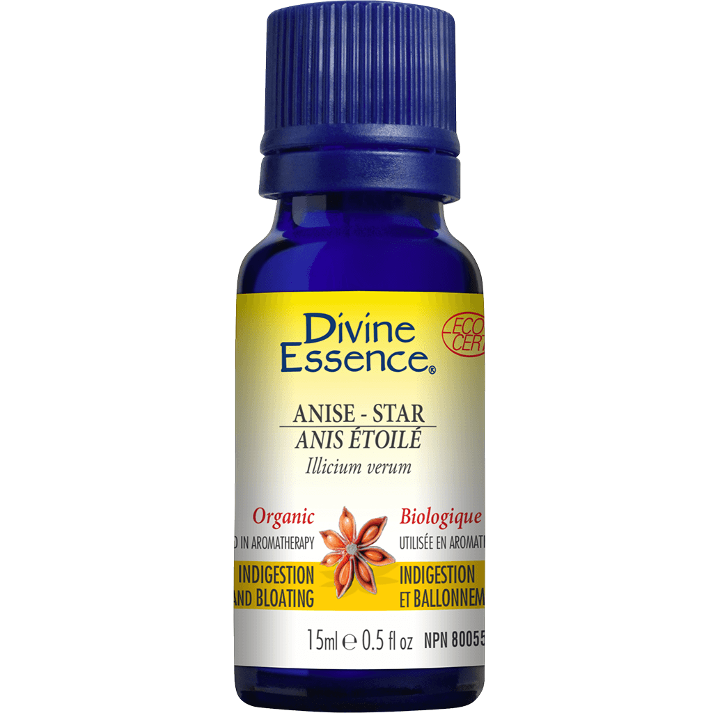 Huile essentielle d'anis Étoilé Biologique Divine Essence - La Boite à Grains