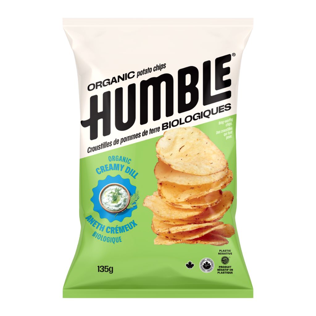 Humble Organic Creamy Dill Potato Chips - La Boite à Grains