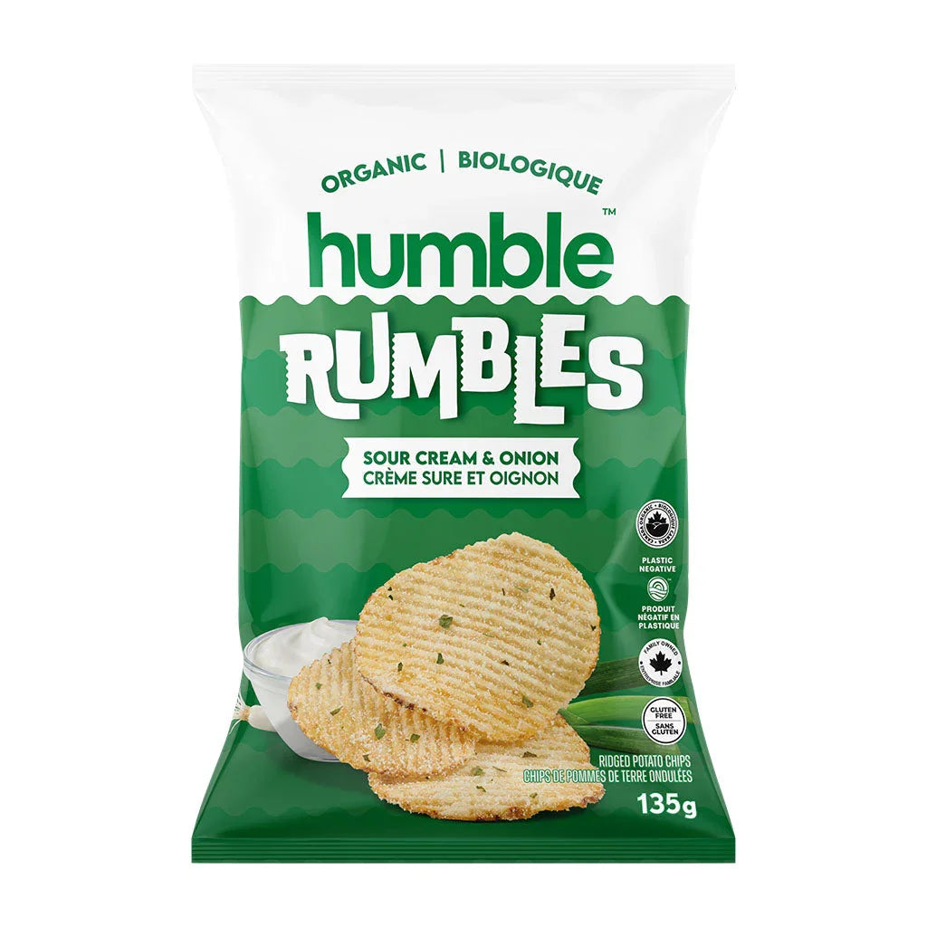 Organic Sour Cream & Onion Rumbles Chips – La Boite à Grains