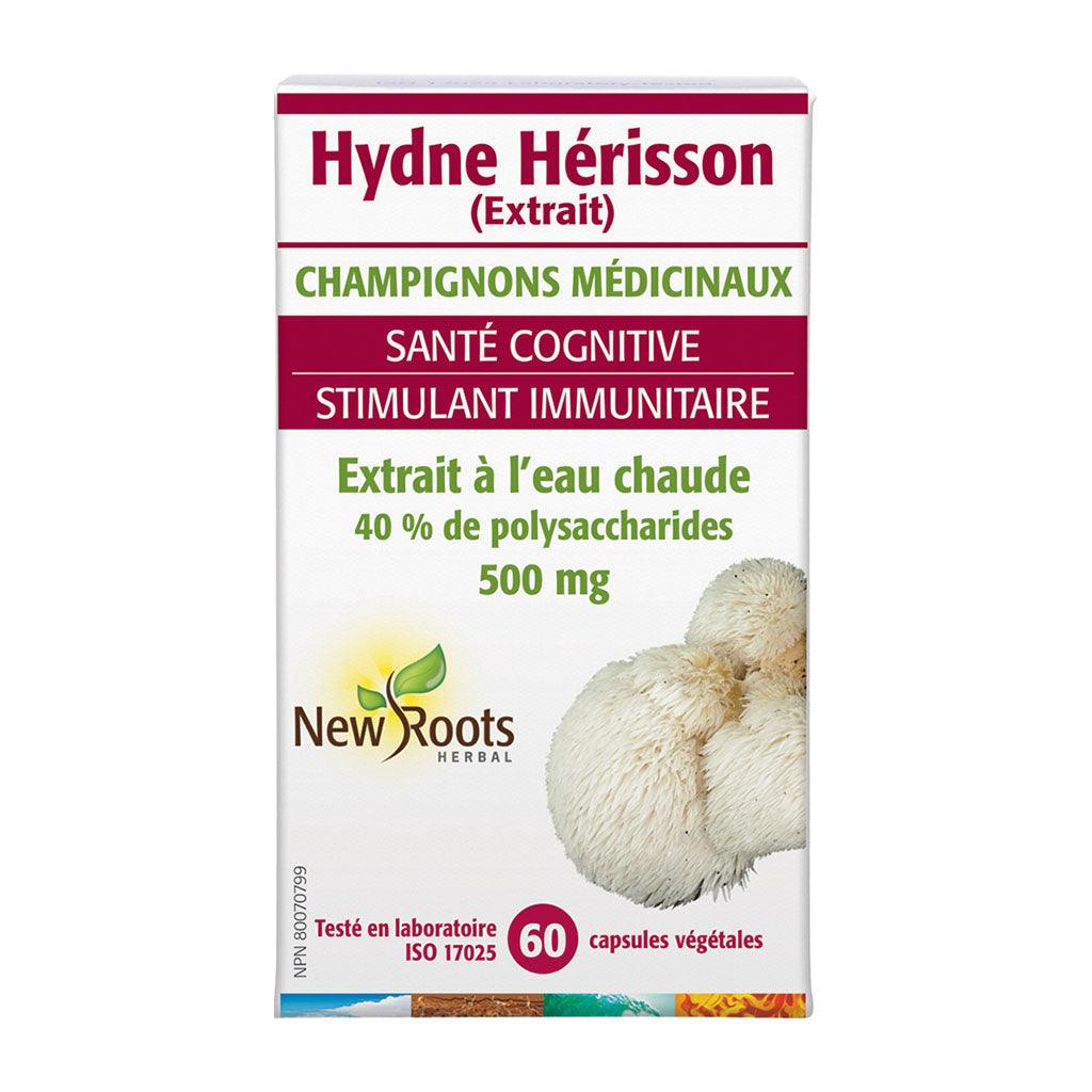 Hydne Hérisson (Lion's Mane) Santé Cognitive New Roots Herbal - La Boite à Grains
