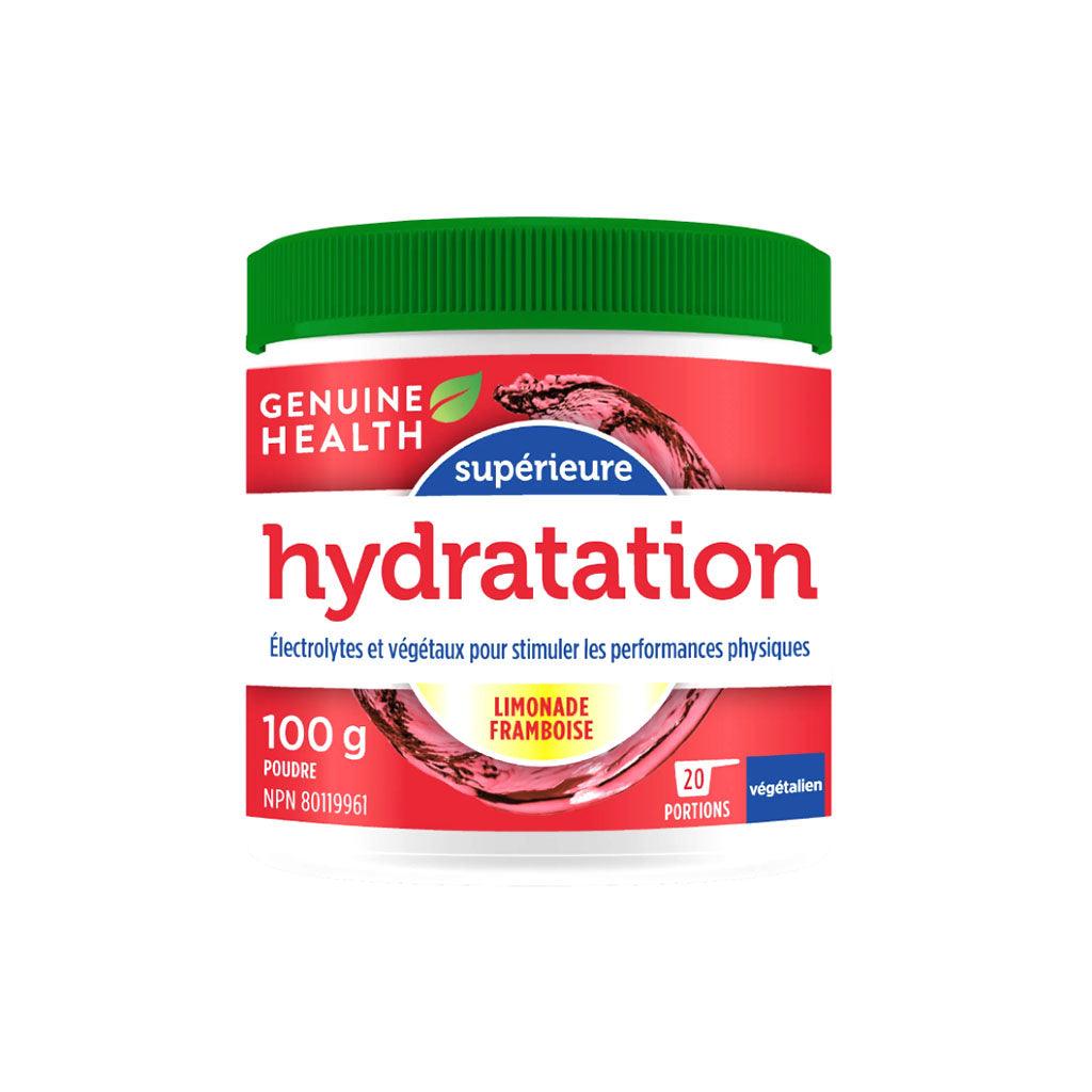 Hydratation Supérieure Limonade Framboise Genuine Health - La Boite à Grains