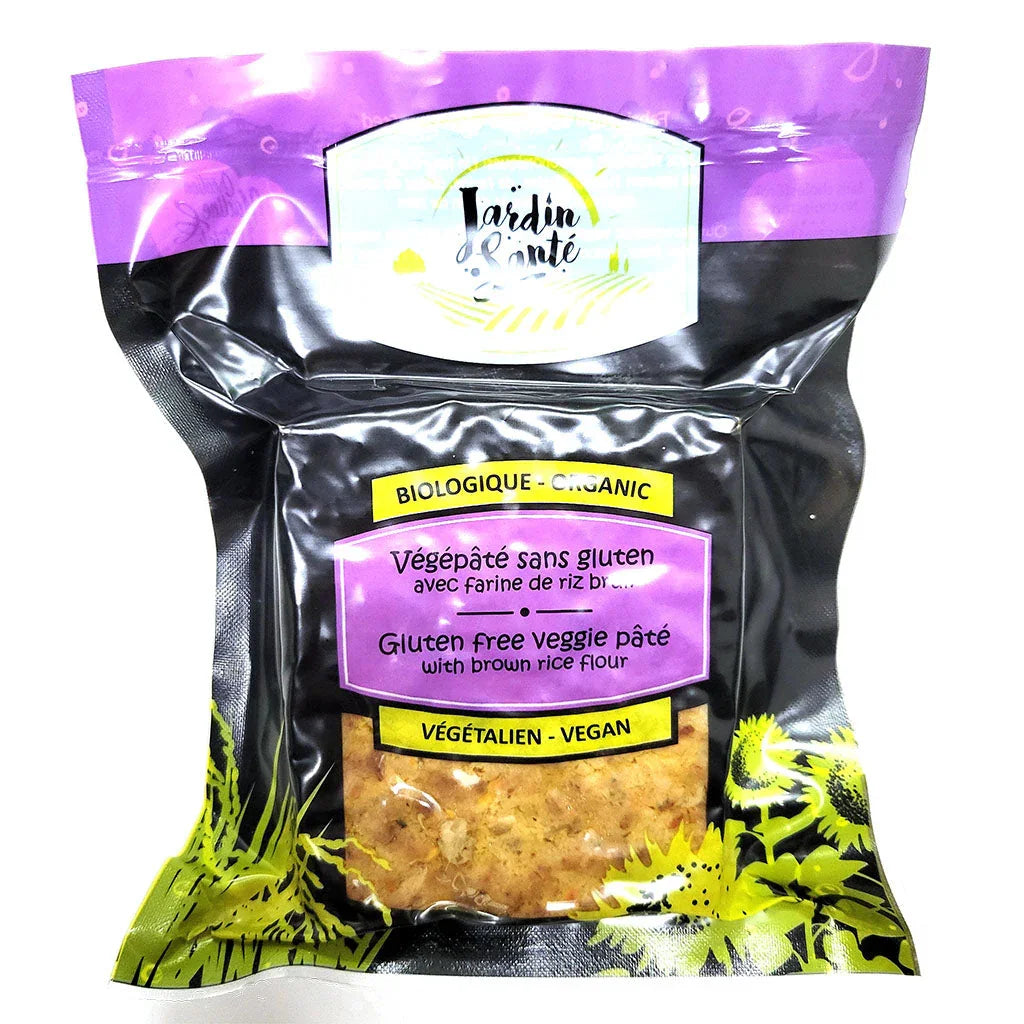 végépâté sans gluten avec farine de riz brun biologique Jardin Santé - La Boite à Grains