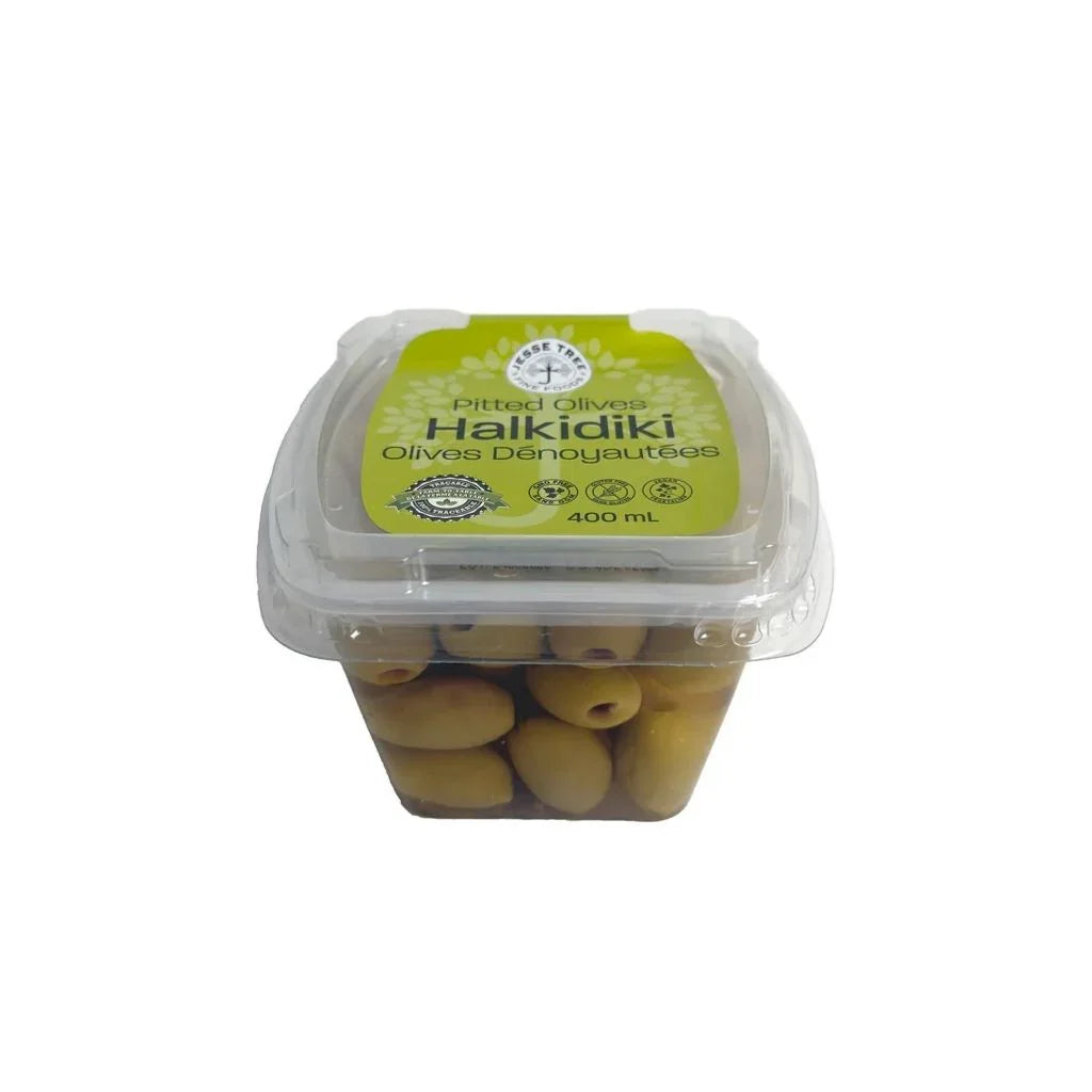 olives dénoyautées Halkidiki Jesse Tree - La Boite à Grains