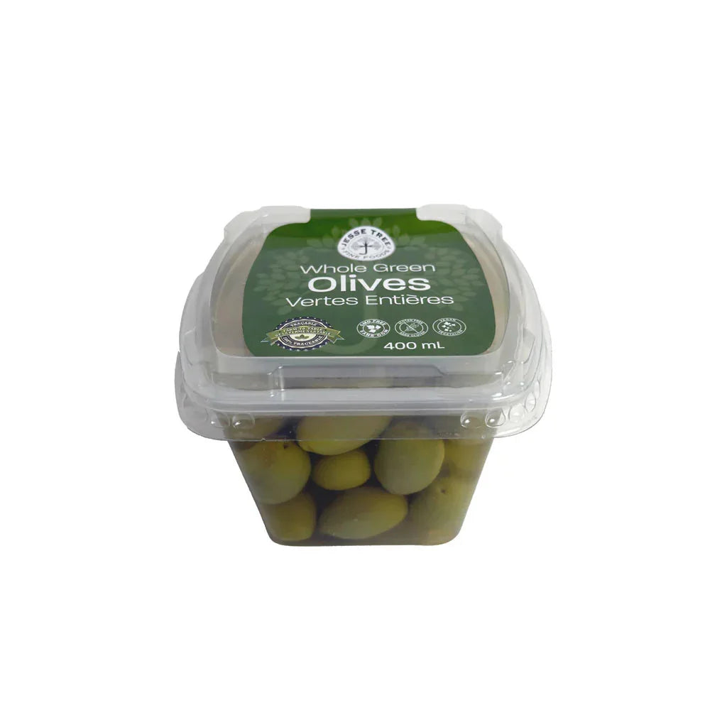 Jesse Tree whole green olives - La Boite à Grains