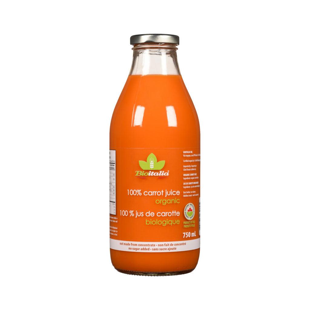 Jus de Carotte 100% Biologique Bioitalia - La Boite à Grains