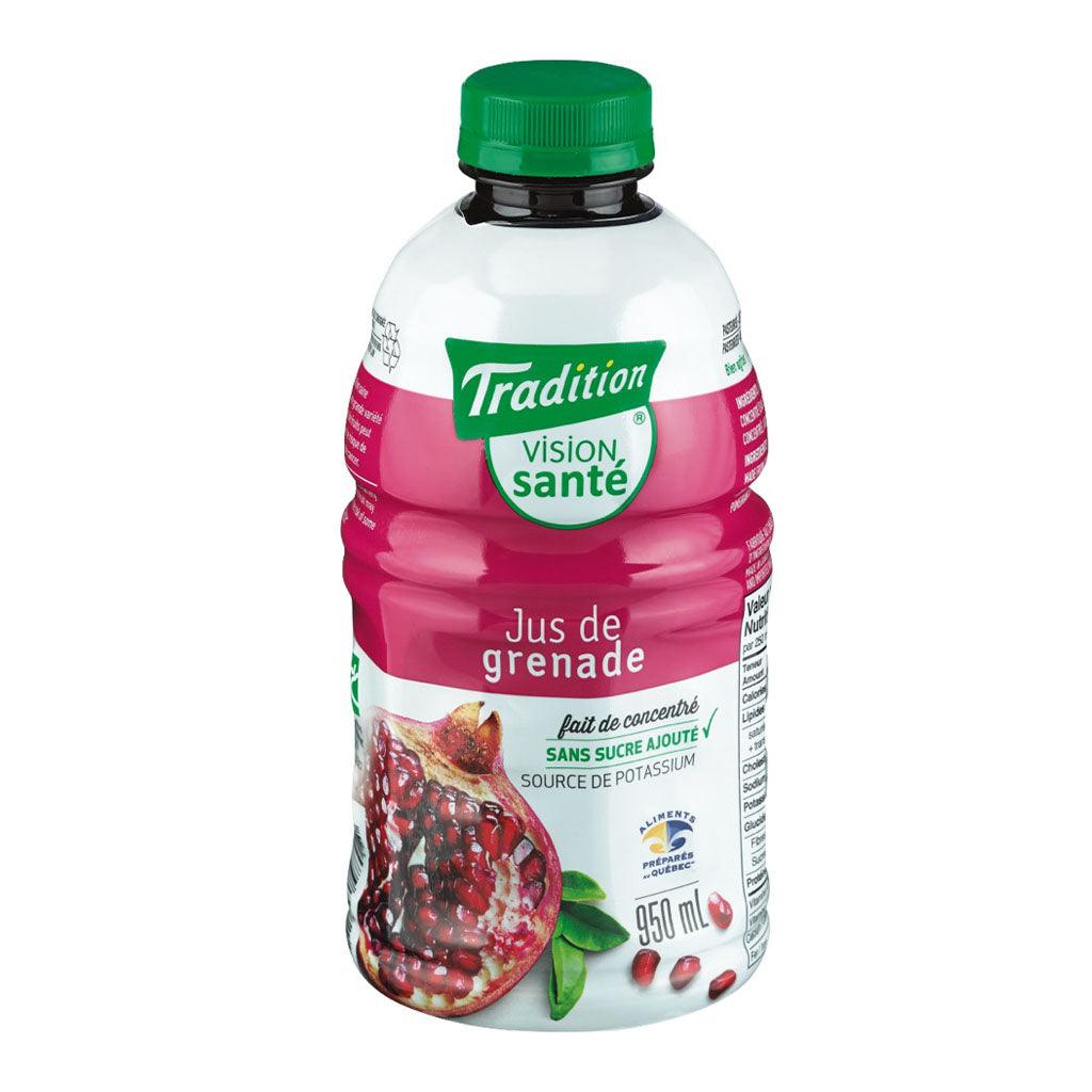 Jus de Grenade Sans Sucre Ajouté Tradition Vision Santé - La Boite à Grains