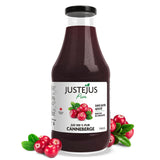 just juice jus canneberge pur 946 ml - La Boite à Grains