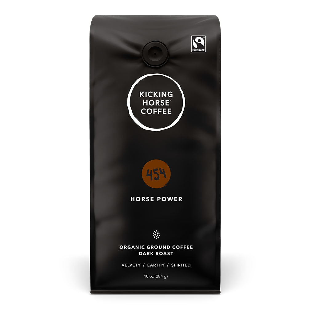 kicking horse coffee café 454 horse power biologique moulu 284 g