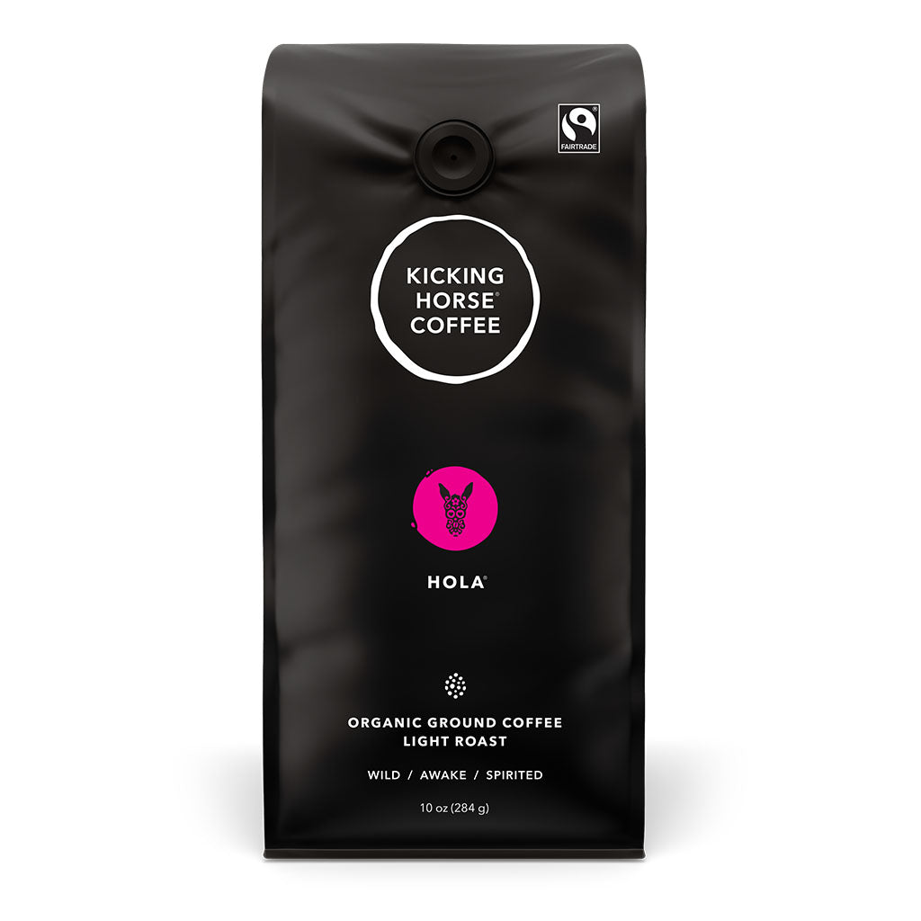 kicking horse coffee café hola biologique 284 g moulu