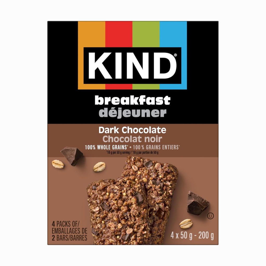 Kind dark chocolate bars breakfast - La Boite à Grains