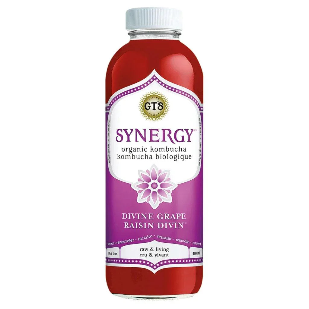 Organic Synergy Grape Kombucha Divine