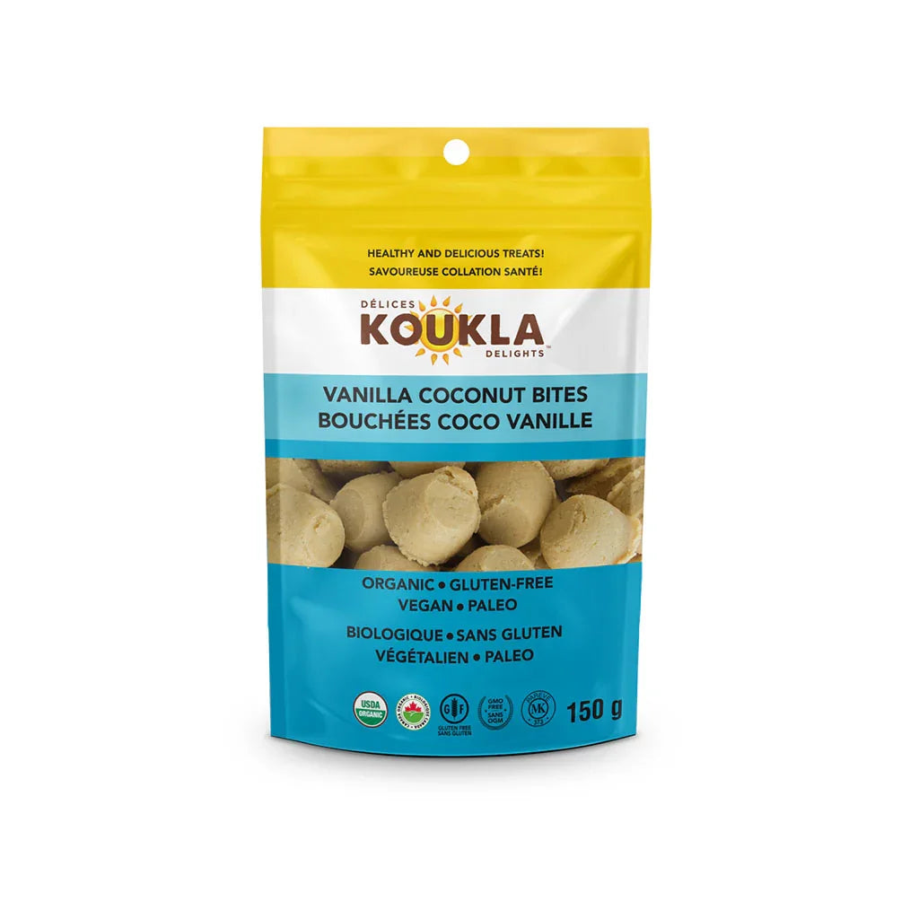 koukla bouchées coco vanille biologique - La Boite à Grains
