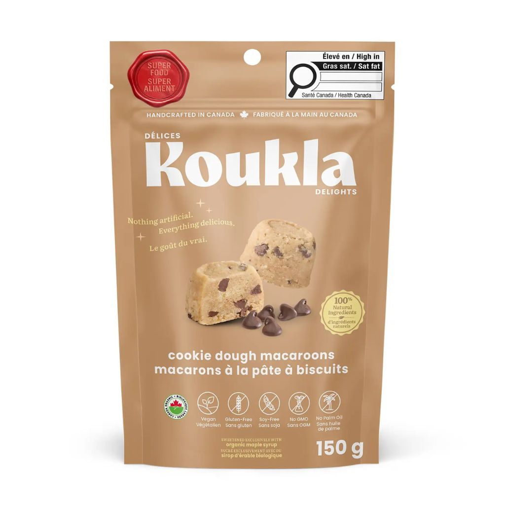 macarons à la pâte à biscuits biologique Koukla - La Boite à Grains