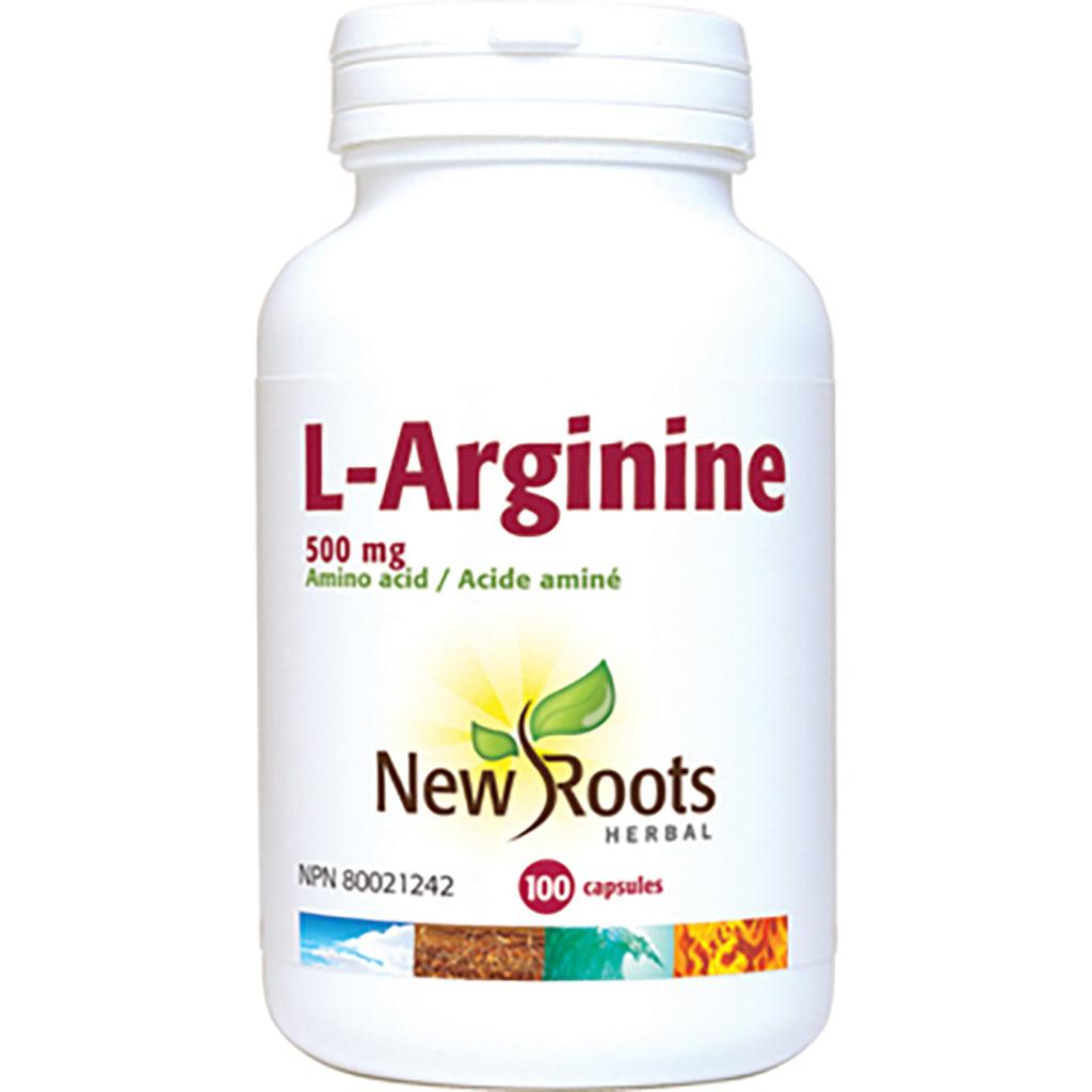 L-Arginine 500 mg New Roots Herbal - La Boite à Grains