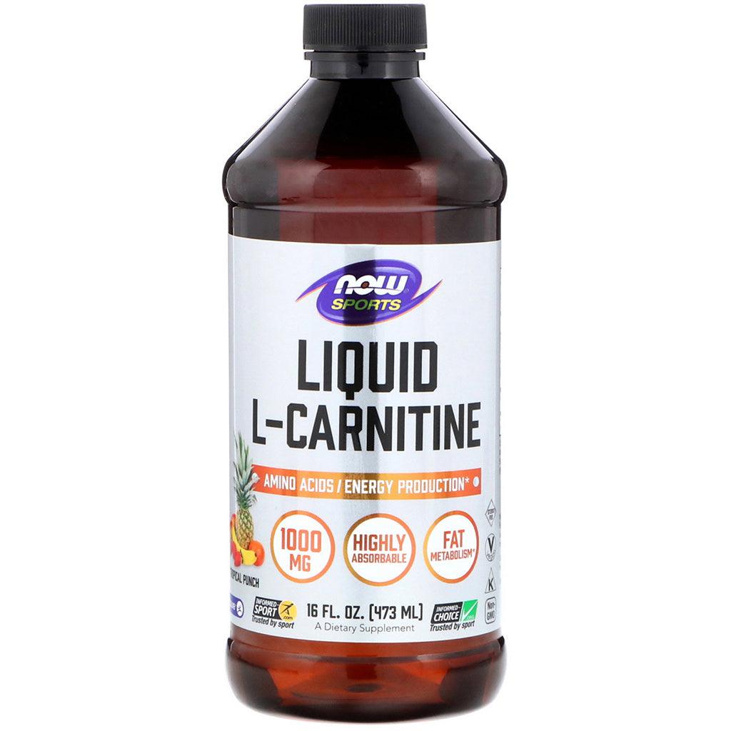 L-Carnitine Liquide Now - La Boite à Grains