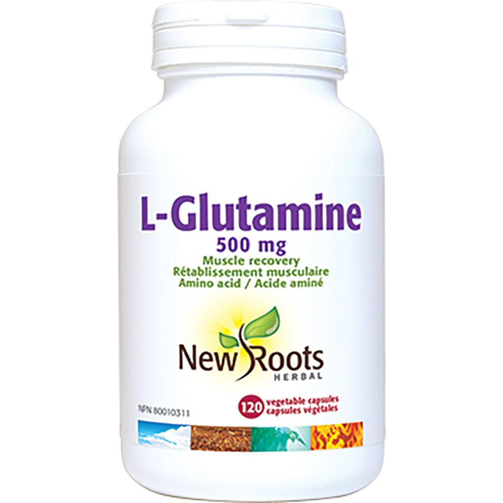 L-Glutamine 500 mg New Roots Herbal - La Boite à Grains
