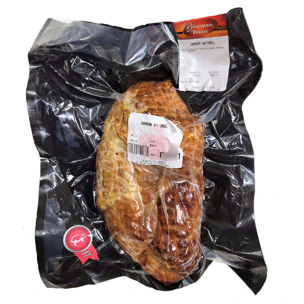 la boucherie de la ferme jambon naturel - La Boite à Grains
