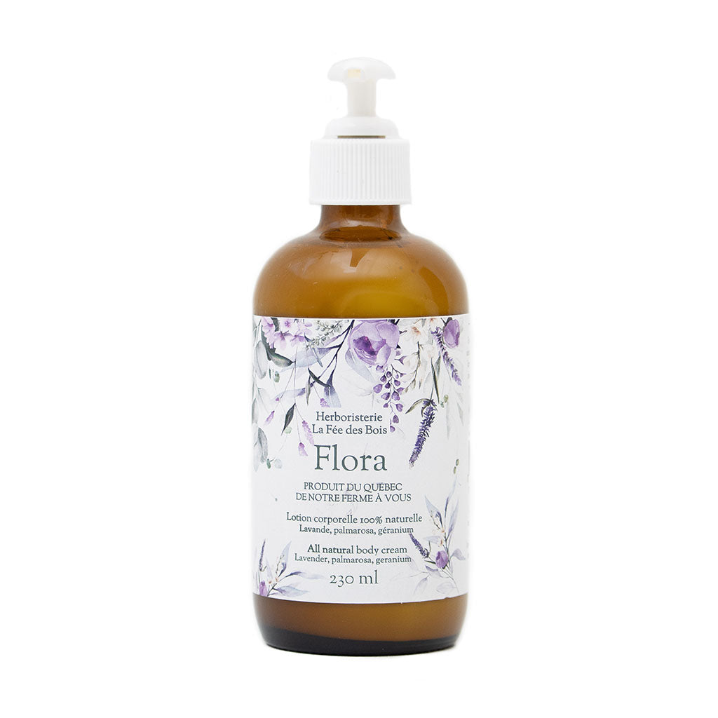lotion corporelle Flora La Fée des Bois - La Boite à Grains
