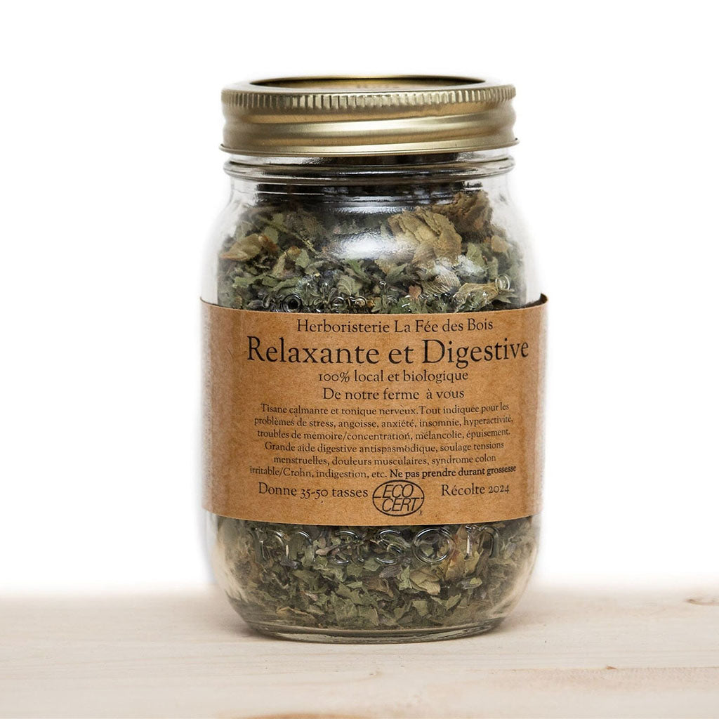 Tisane Relaxante et Digestive La Fée des Bois - La Boite à Grains