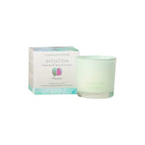 La Luna scented candle infused with Intuition Fluorite crystals - La Boite à Grains