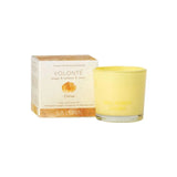 La Luna scented candle infused with Volonté Citrine crystals - La Boite à Grains
