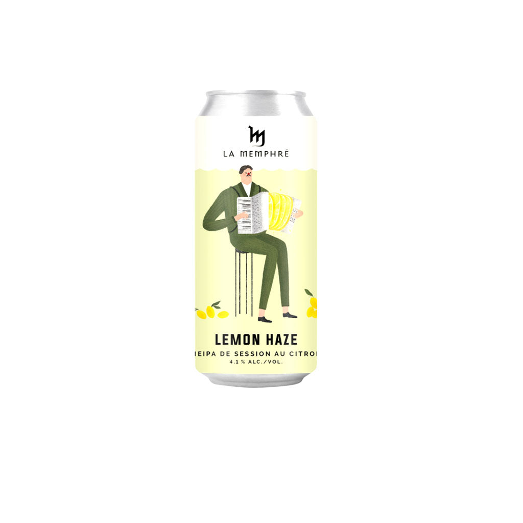 la memphré bière Lemon Haze neipa session au citron 473 ml