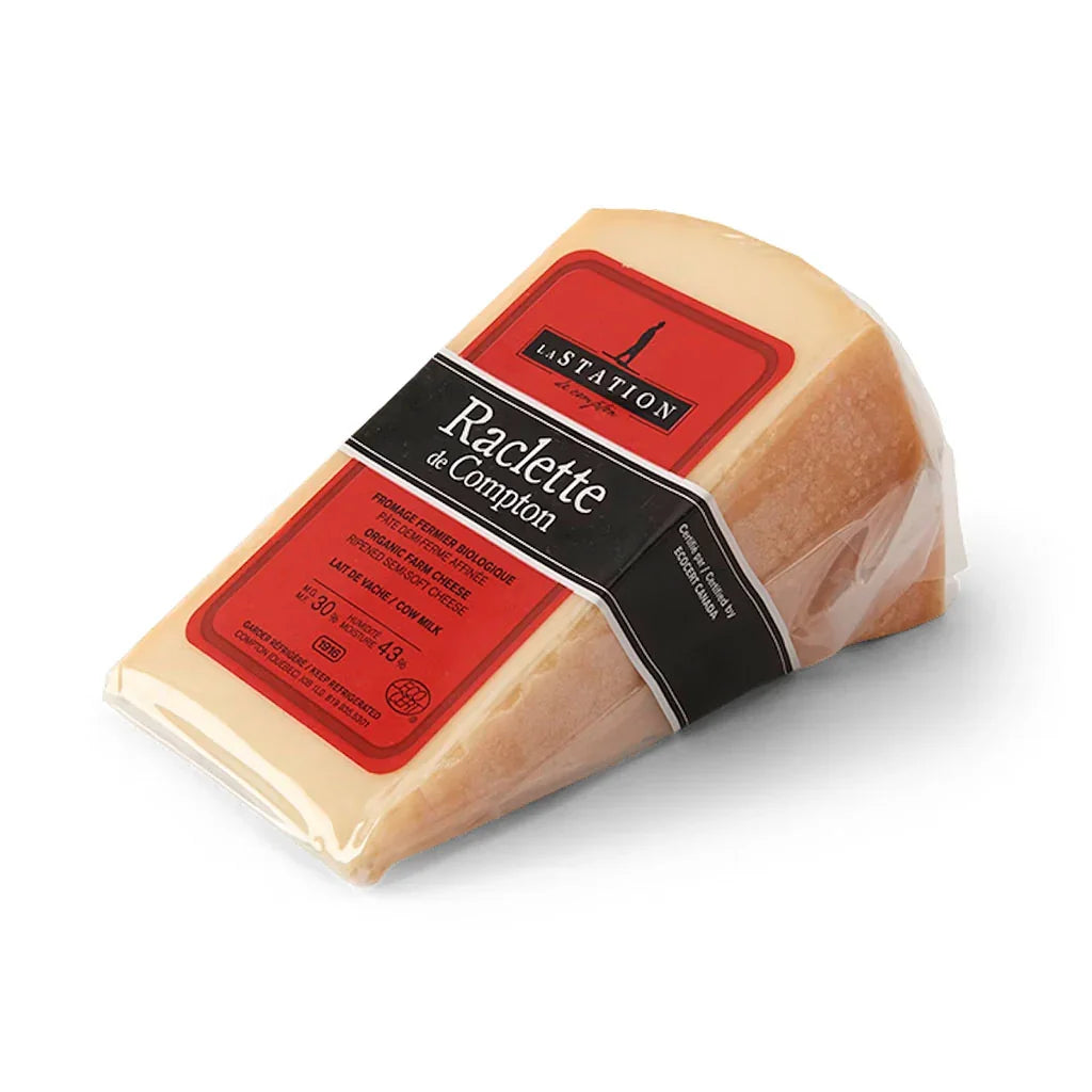 Compton Organic Raclette Farm Cheese La Station - La Boite à Grains