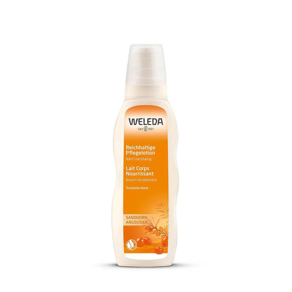 Revitalizing Body Milk with Sea Buckthorn Weleda - La Boite à Grains
