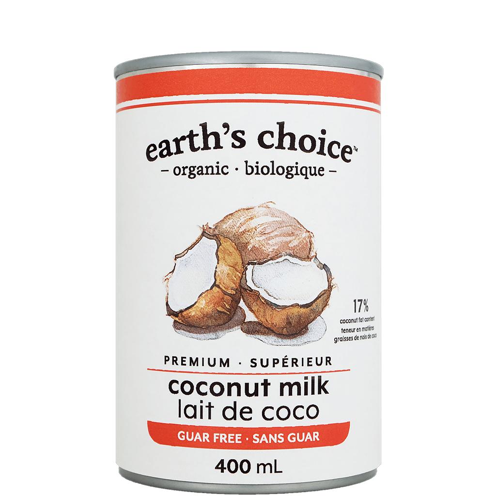 Lait de Coco Biologique Sans Gomme de Guar Earth's Choice - La Boite à Grains
