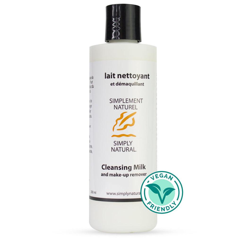 Lait Nettoyant et Démaquillant Simply Natural - Simplement Naturel - La Boite à Grains