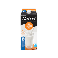 Lait Partiellement Écrémé 2% Sans Lactose Ultrafiltré Natrel - La Boite à Grains