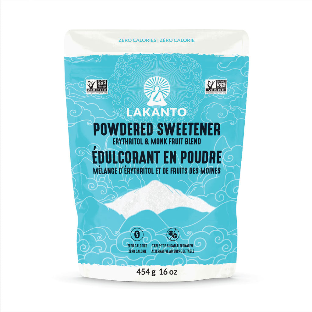 lakanto édulcorant en poudre mélange érythritol fruit des moines 454 g