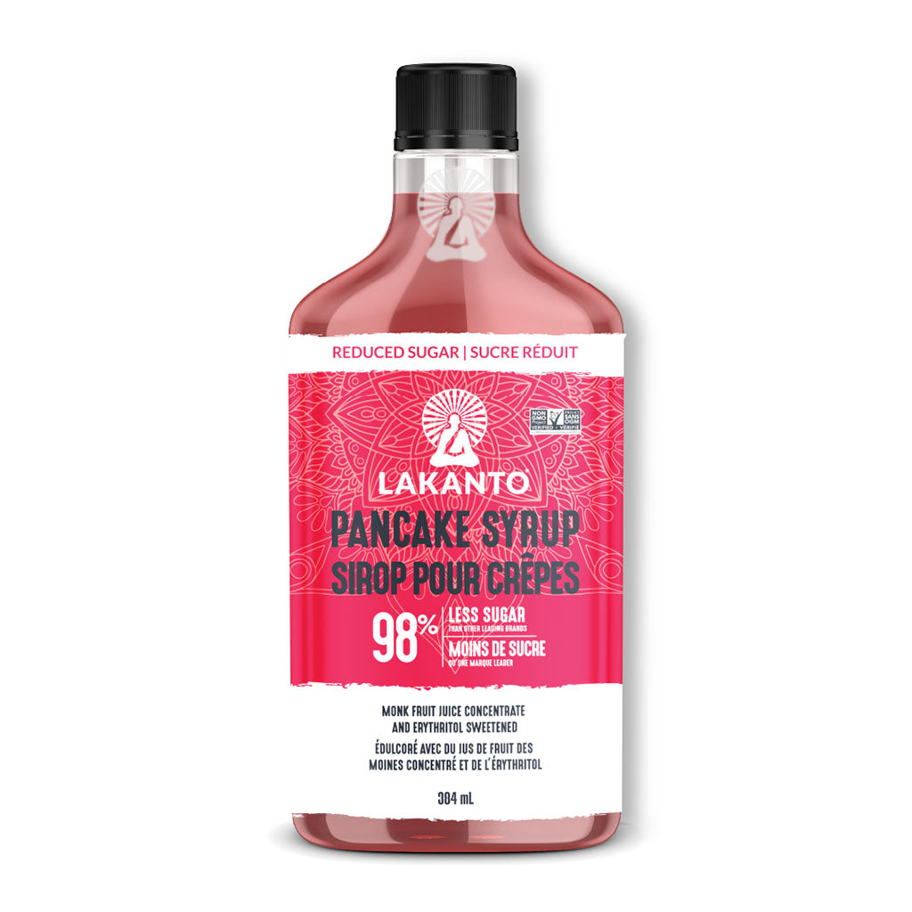 lakanto sirop pour crêpes jus de fruit des moines érythritol 384 ml