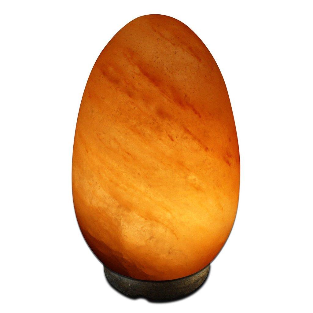 Lampe Ovale de Sel Cristallin de l'Himalaya Lumière de Sel - La Boite à Grains