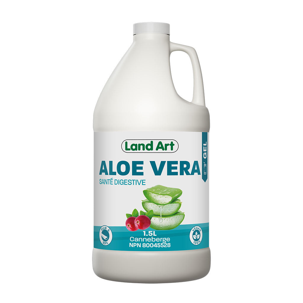 aloe vera gel canneberge Land Art - La Boite à Grains