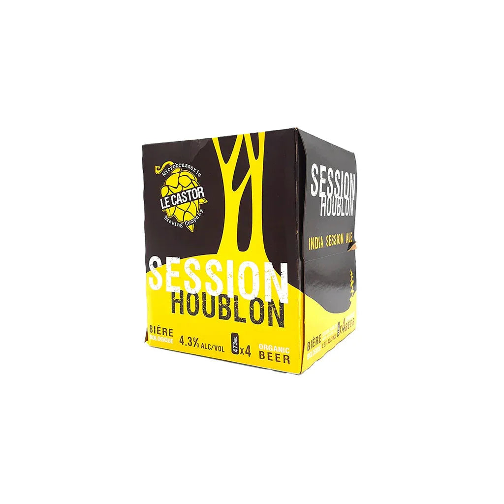 organic hops session beer Le Castor - La Boite à Grains