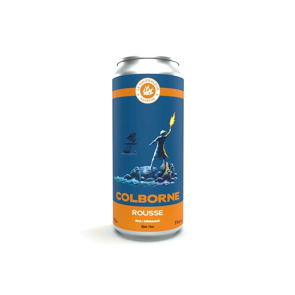 Le Naufrageur organic red Colborne beer - La Boite à Grains