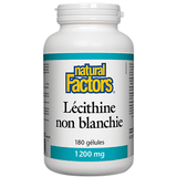 Lécithine Non Blanchie Natural Factors - La Boite à Grains