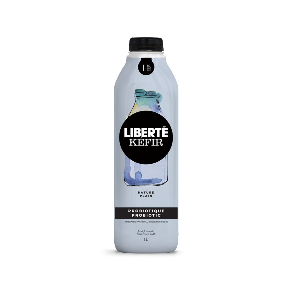 liberté kéfir nature probiotique 1 litre - La Boite à Grains